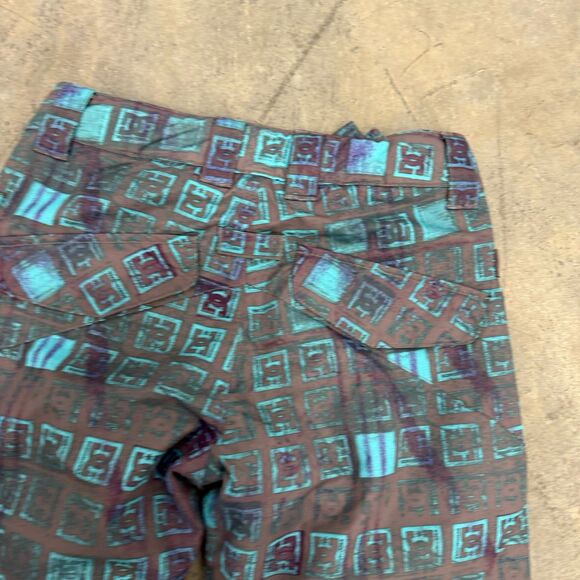 DC ACE K Snowboarding Pants Girls Size Medium Teal Purple AOP - Picture 15 of 16